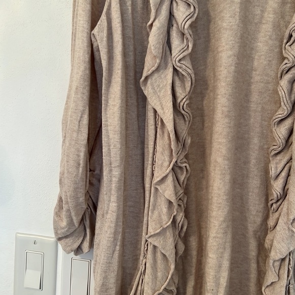 INC International Concepts Ruffle Trim Cardigan - Picture 3 of 7